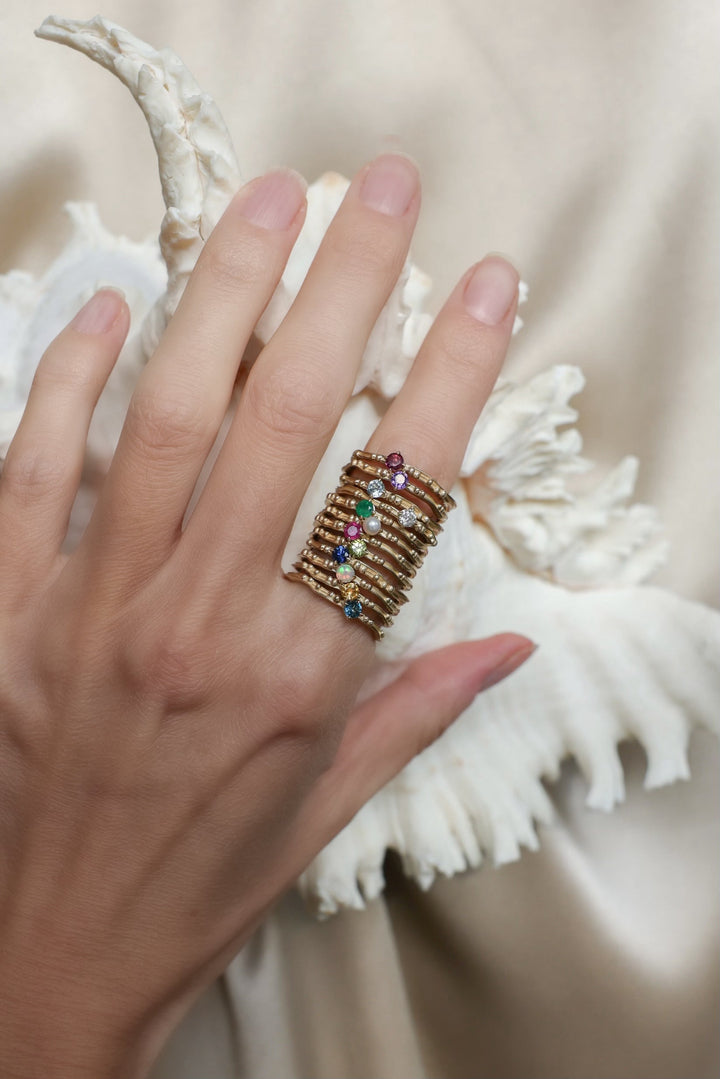 Birthstone Water Ring Jewelry Bayou with Love