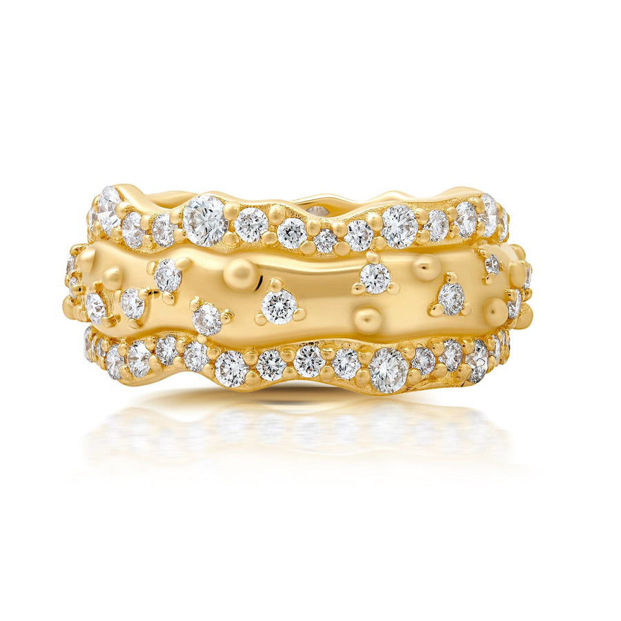 BWLV_R1085 Diamond Beaded Orbit Band Bridal Jewelry Bayou with Love
