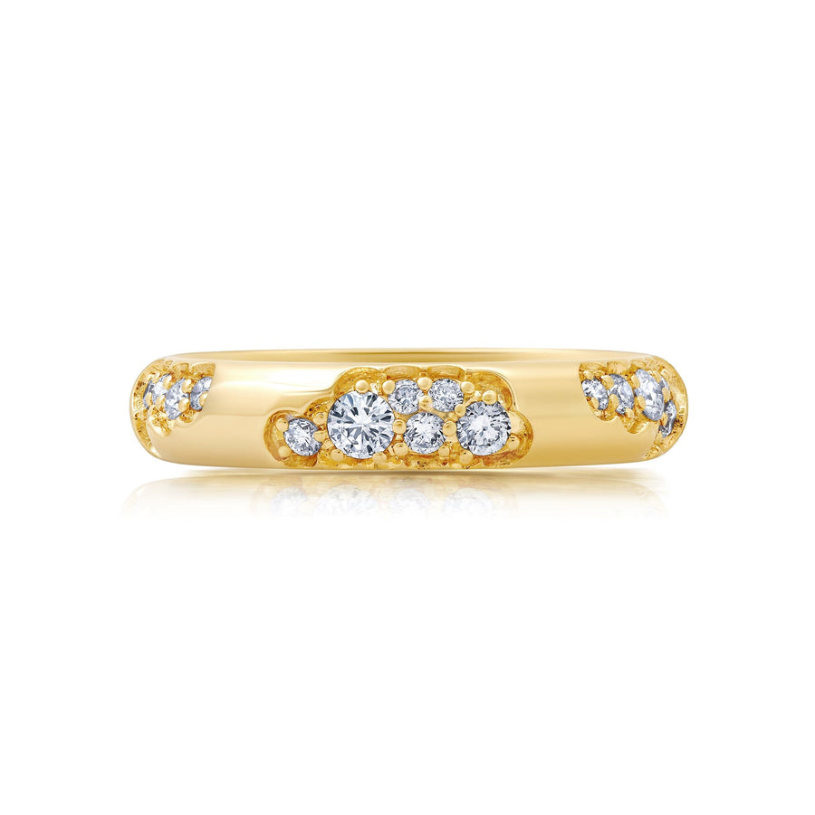BWLV_R1059 Moon Crater Diamond Band Bridal Jewelry Bayou with Love
