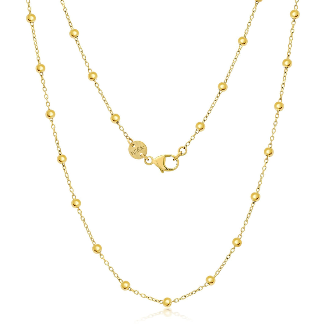 49 Beaded Solar Chain Necklace Jewelry Bayou with Love