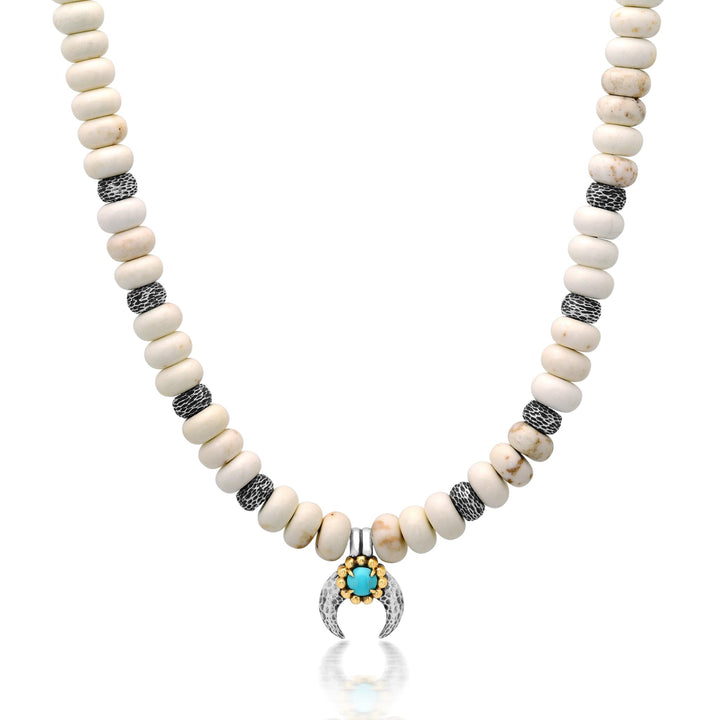 62 White Turquoise Soleil Squash Blossom Necklace Jewelry Bayou with Love