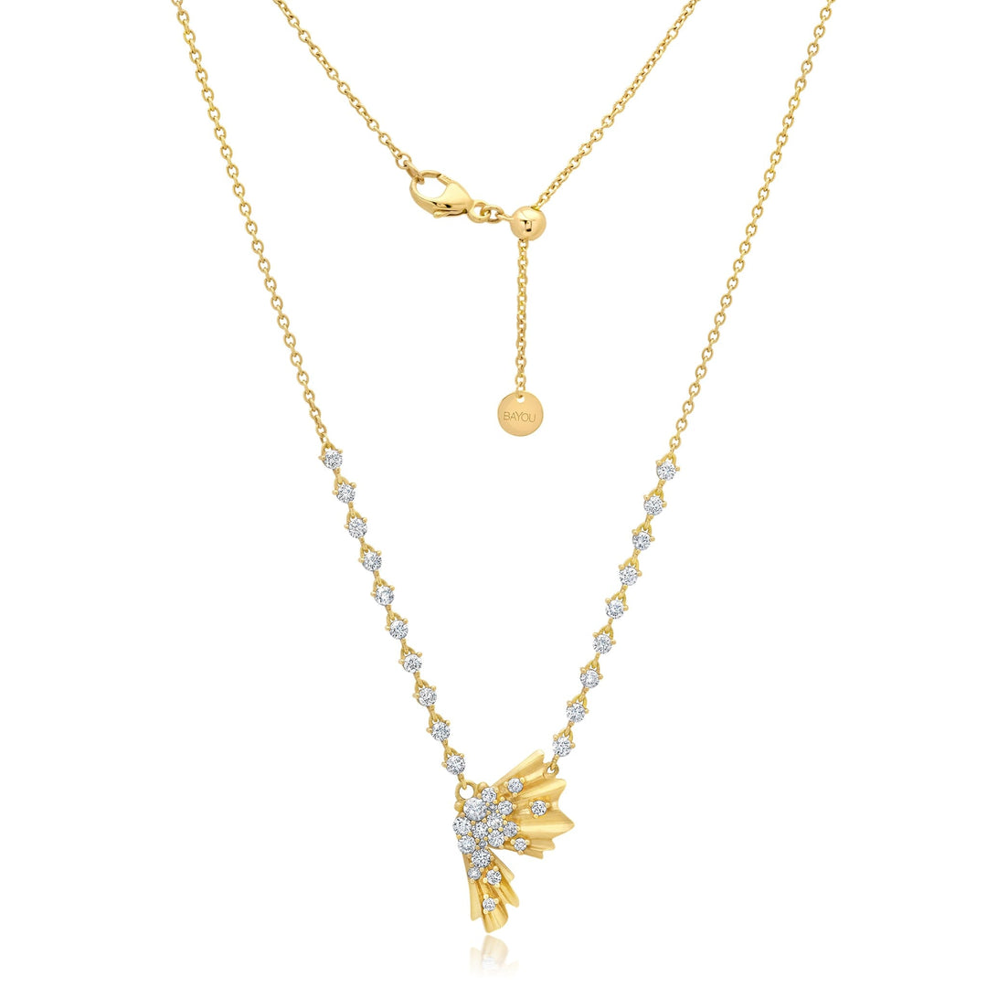 53 Large Diamond Butterfly Necklace Jewelry Bayou with Love