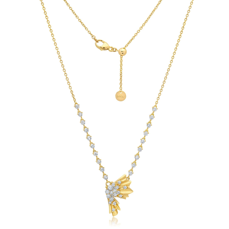 53 Large Diamond Butterfly Necklace Jewelry Bayou with Love
