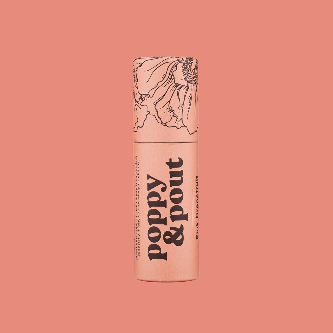 Lip Balm Beauty Poppy & Pout Pink Grapefruit