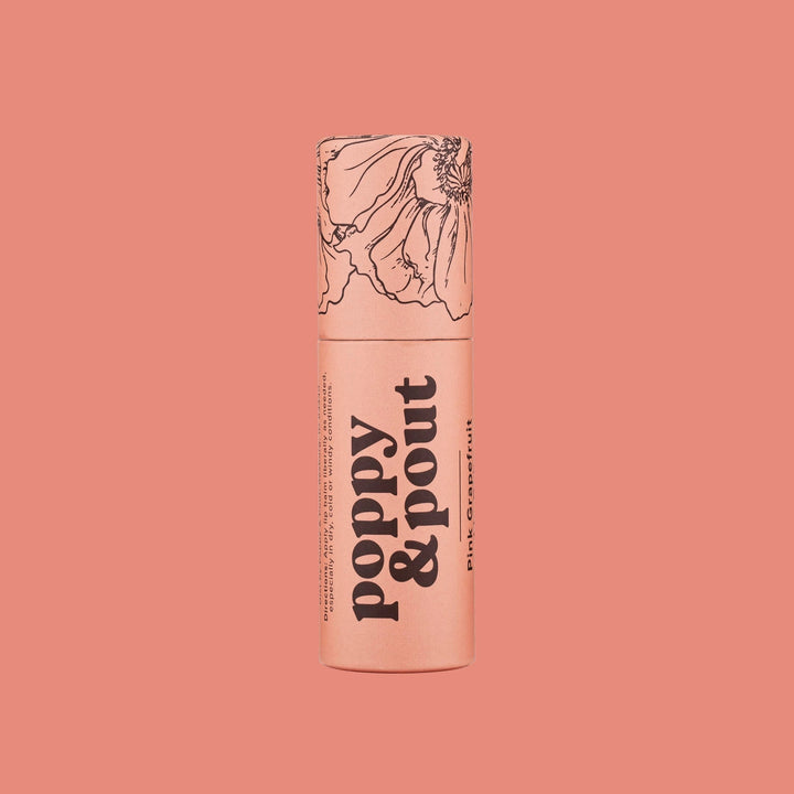 Lip Balm Beauty Poppy & Pout Pink Grapefruit