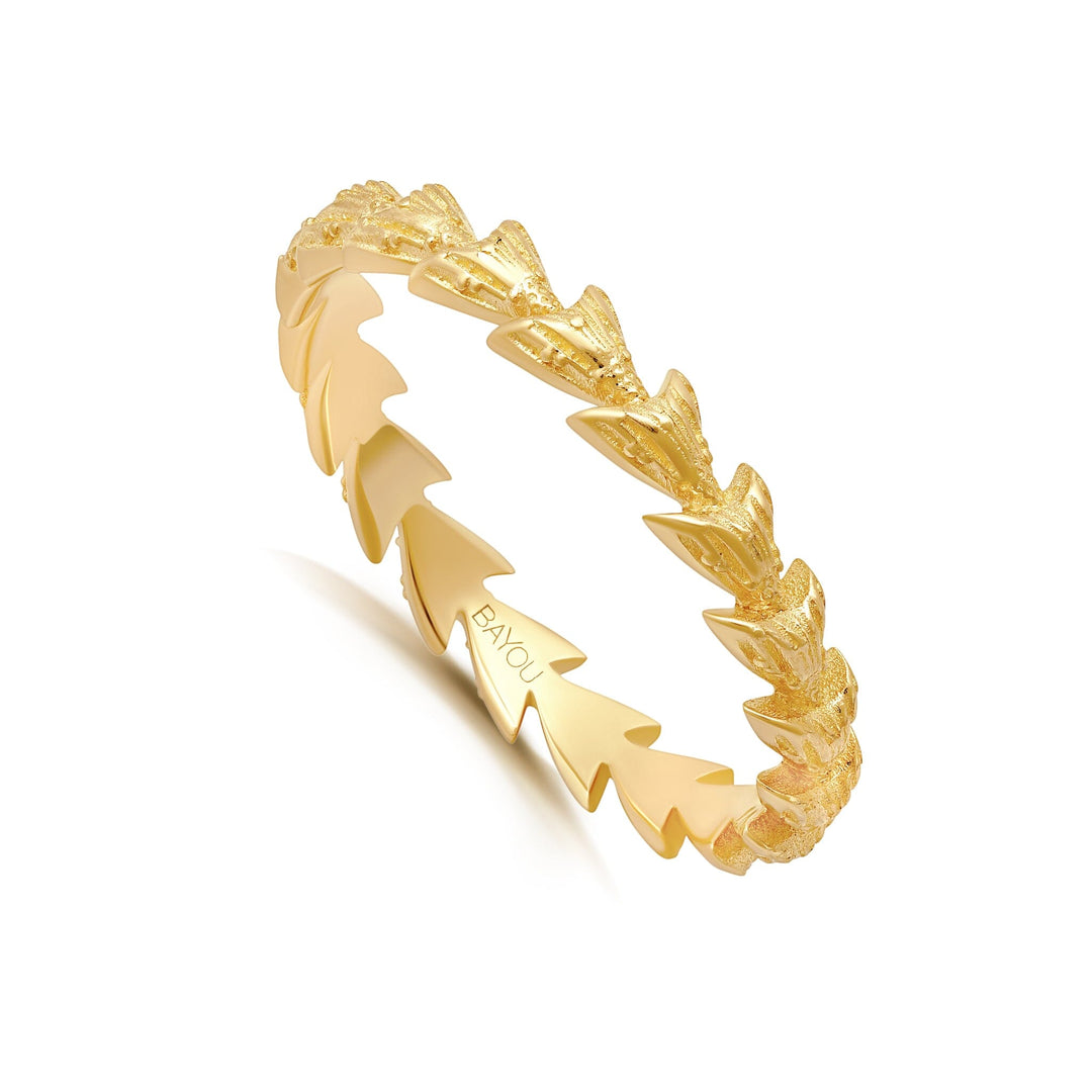 BWLV_R1074 Mermaid Fluke Band Bridal Jewelry Bayou with Love