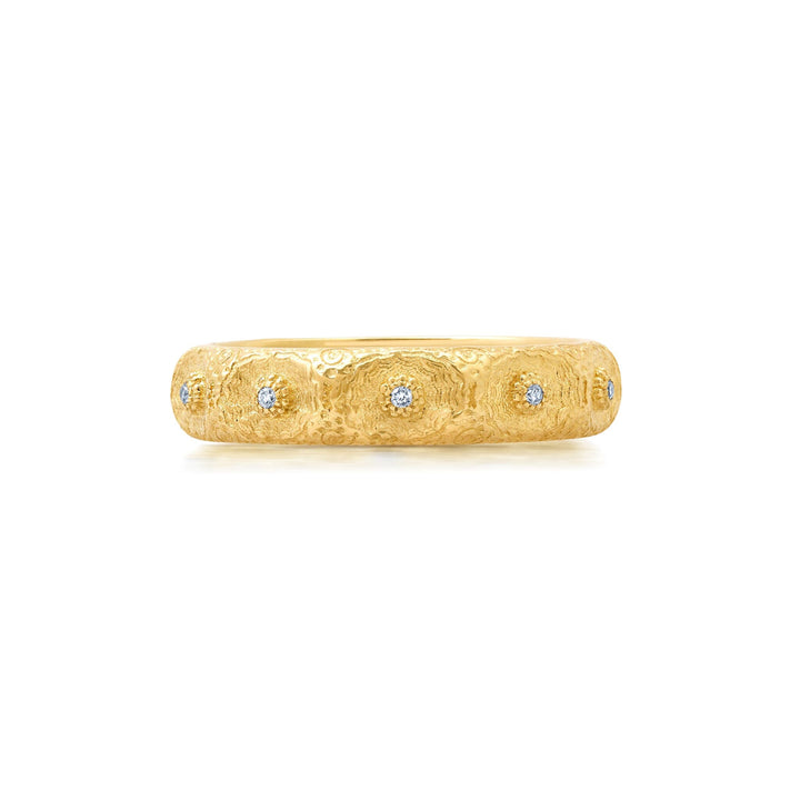Diamond Limpet Band Bridal Jewelry Bayou with Love