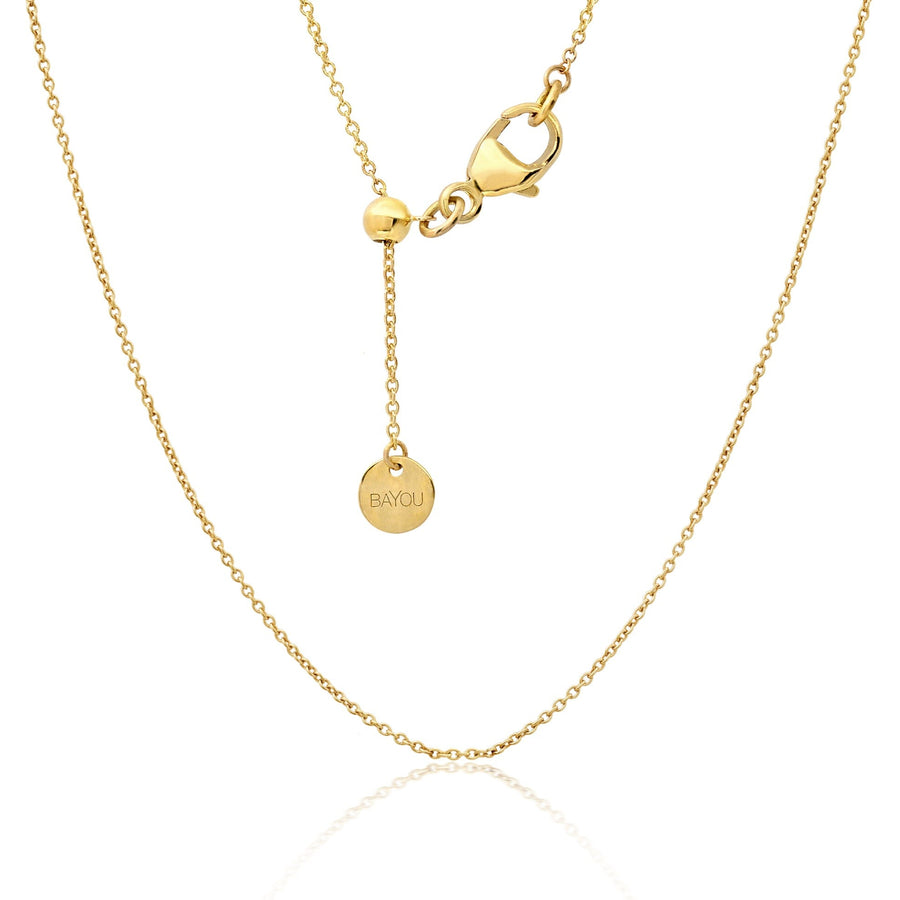 41 The Cable Link Chain Necklace Jewelry Bayou with Love