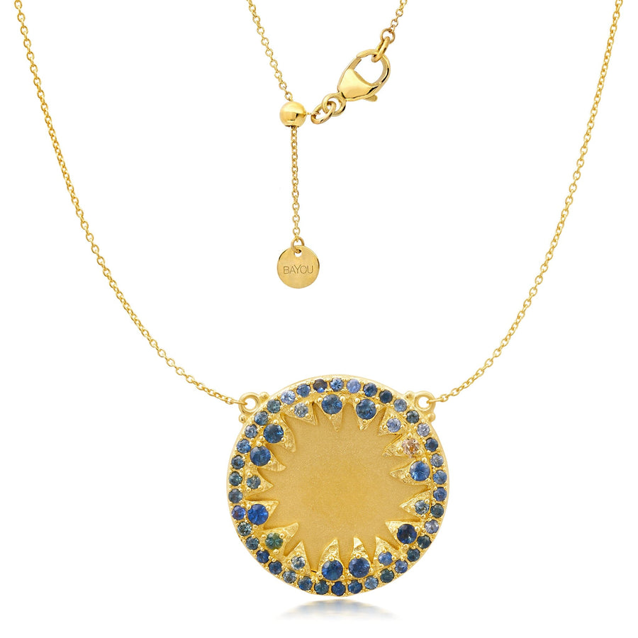 21Sapphire Sol Necklace Jewelry Bayou with Love
