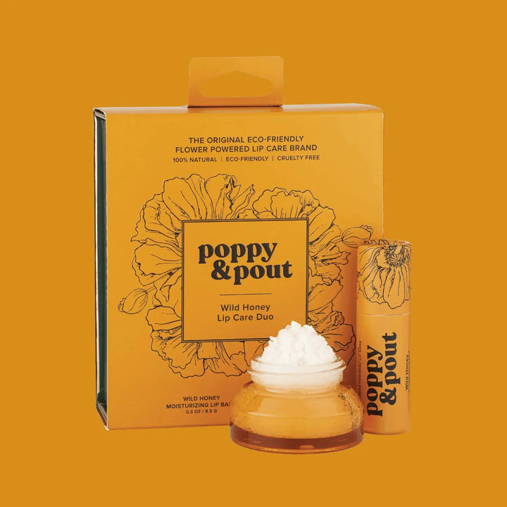 Lip Care Duo Beauty Poppy & Pout Wild Honey