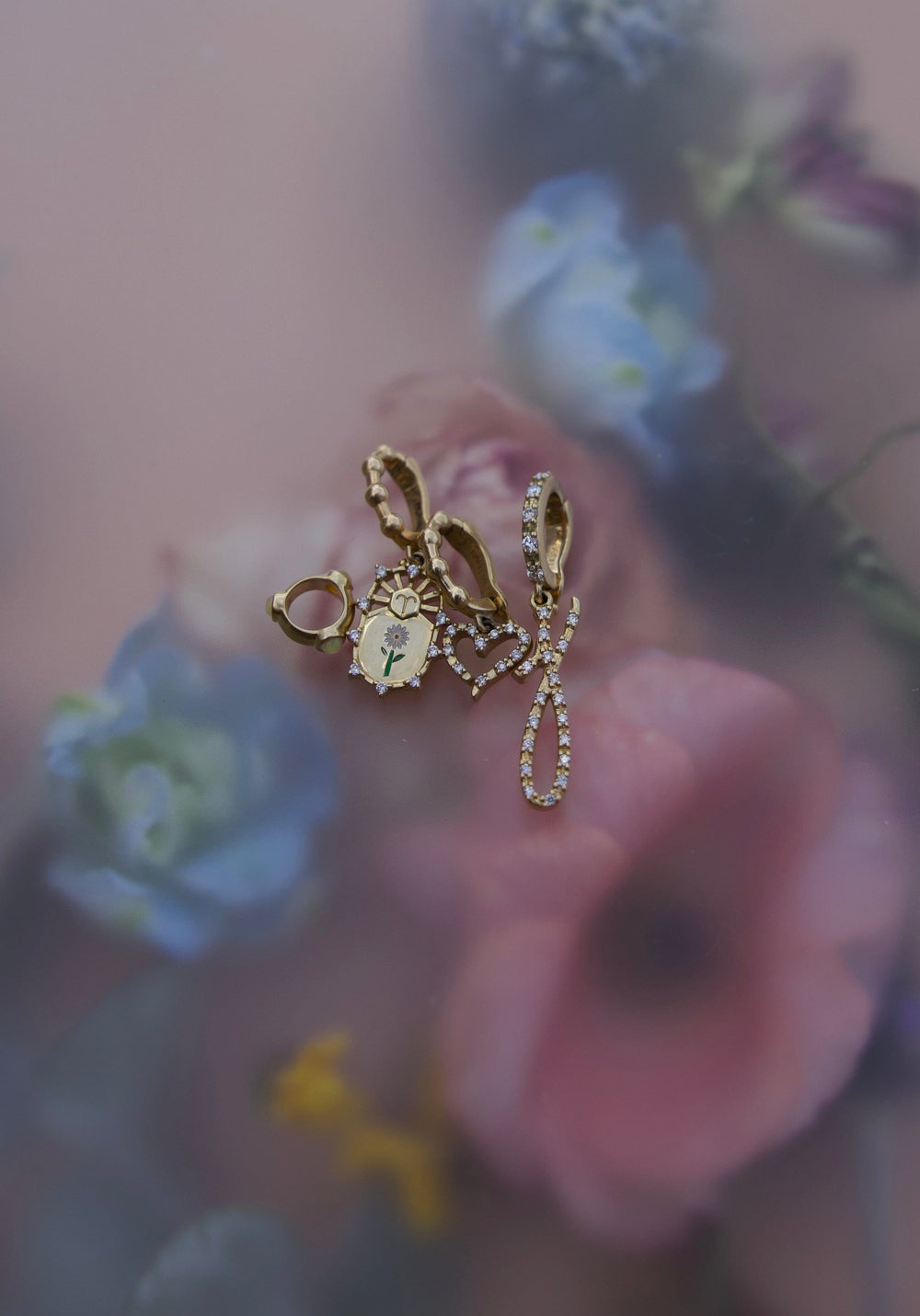 Opal Mini Birthstone Charm Jewelry Bayou with Love