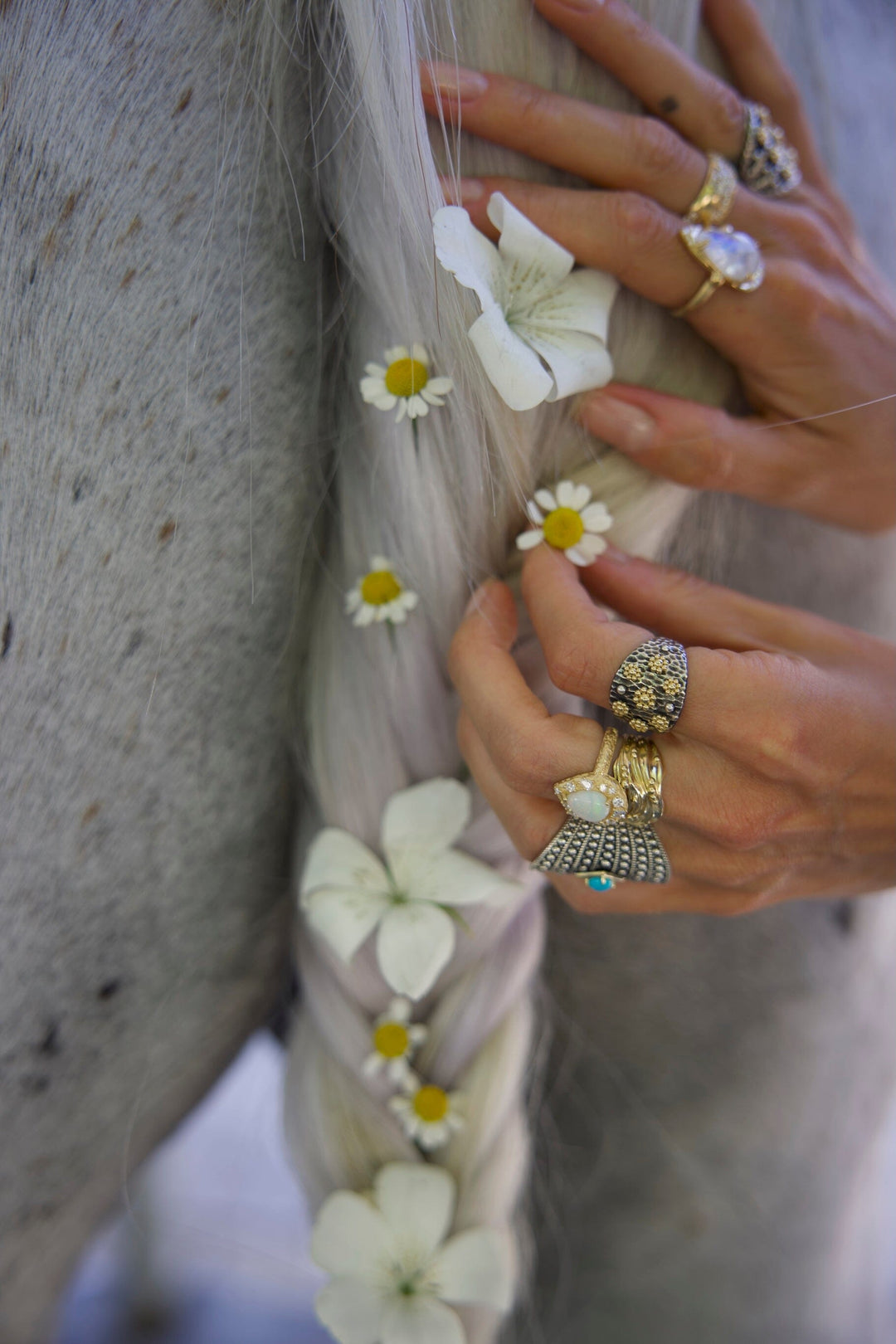 Flower Soleil Cigar Band Jewelry Bayou with Love