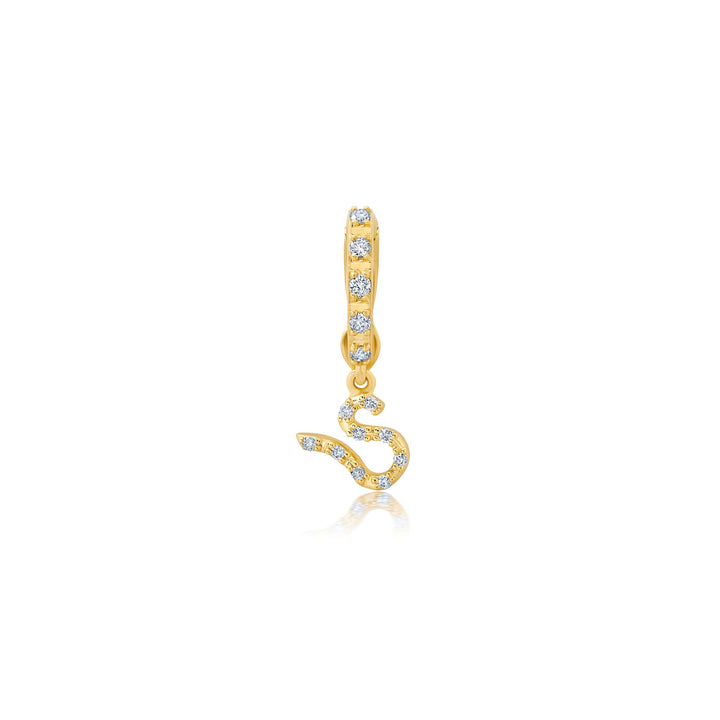BaYou Diamond Pavé Initial Charms Jewelry Bayou with Love s