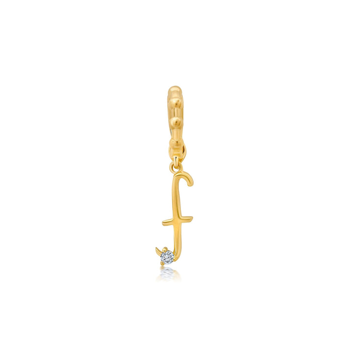 BaYou Gold + Diamond Initial Charms Bayou with Love f
