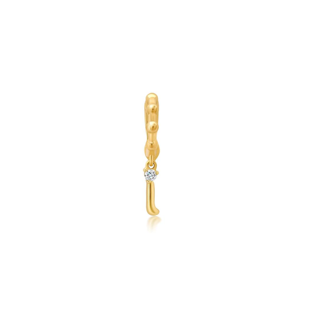BaYou Gold + Diamond Initial Charms Bayou with Love i