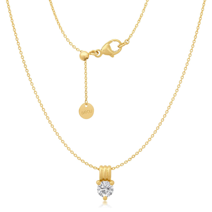 Birthstone Triple Orbit Necklace Bayou with Love Diamond | PRE-ORDER