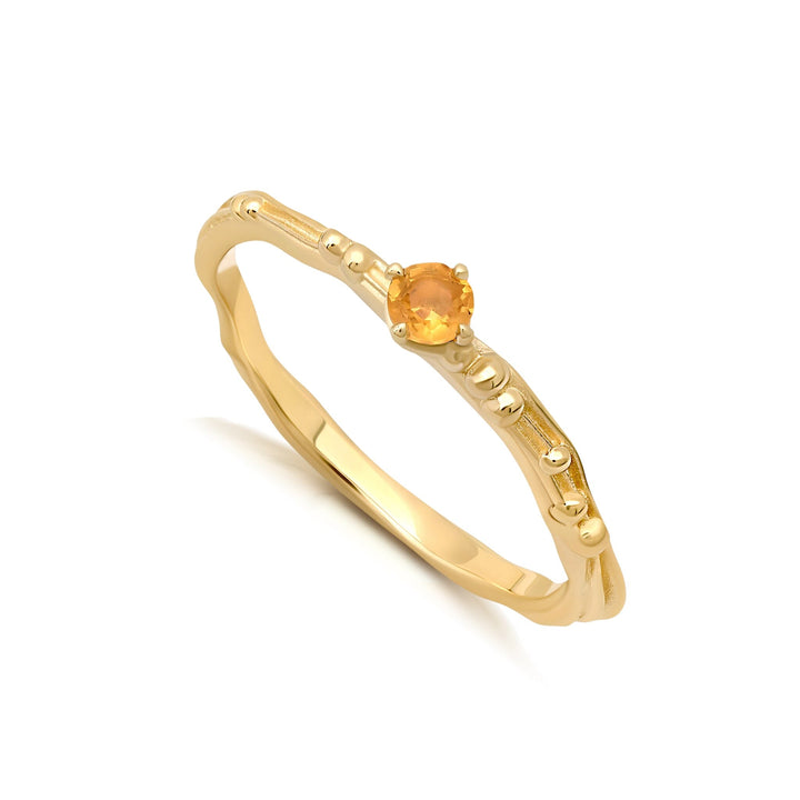 Birthstone Water Ring Jewelry Bayou with Love Citrine 5