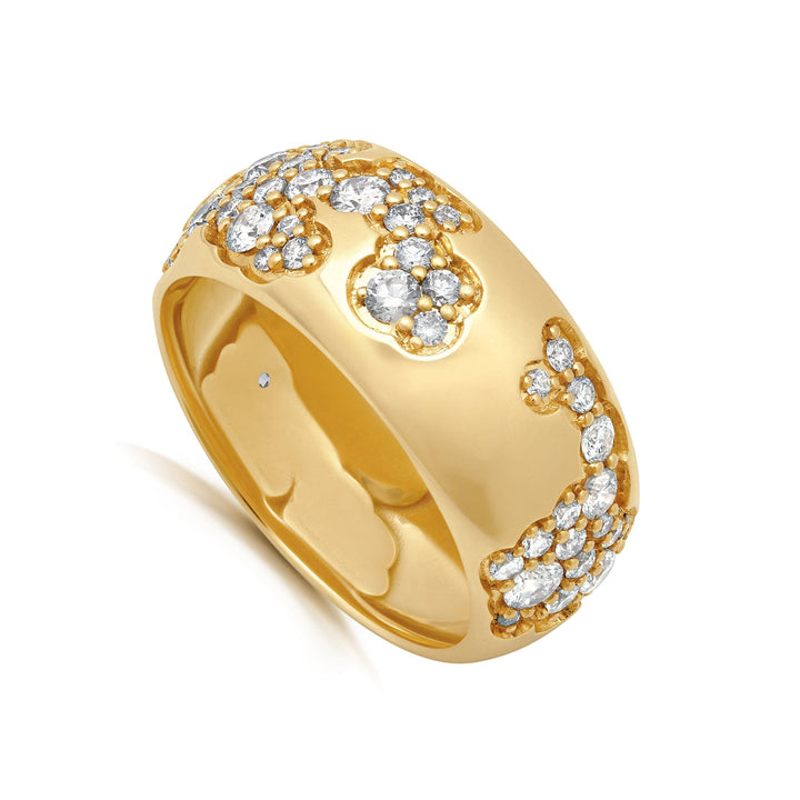 BWLV_R1061 Moon Crater Diamond Cigar Band Bridal Jewelry Bayou with Love