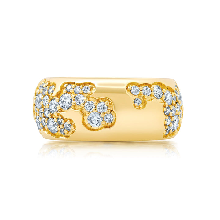 BWLV_R1061 Moon Crater Diamond Cigar Band Bridal Jewelry Bayou with Love