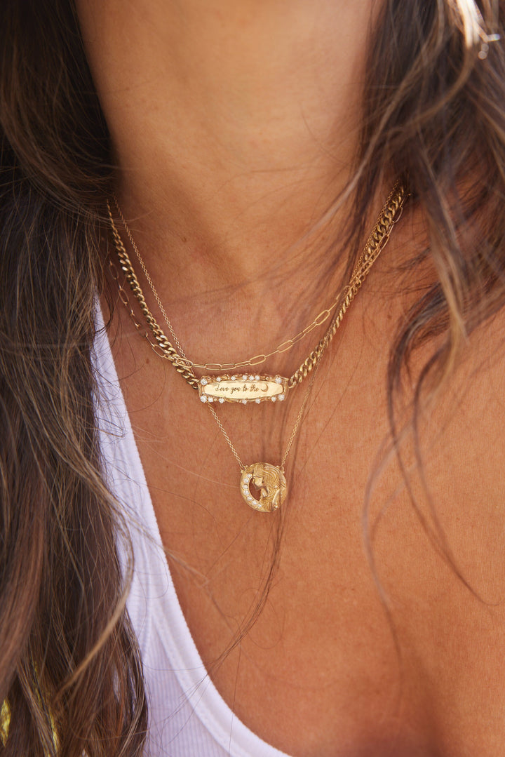 Everyday Link Necklace Jewelry Bayou with Love