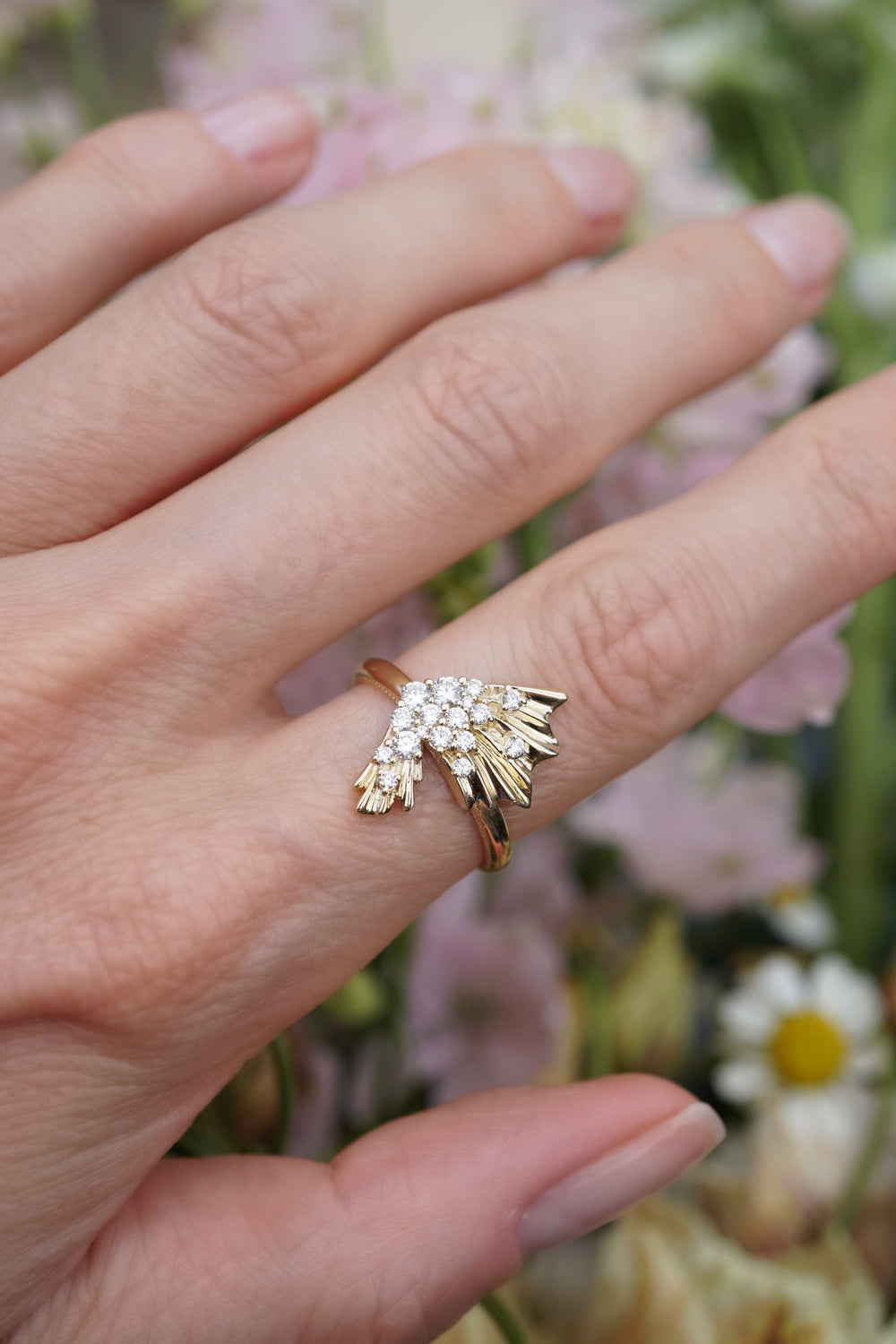 Diamond Butterfly Ring Jewelry Bayou with Love