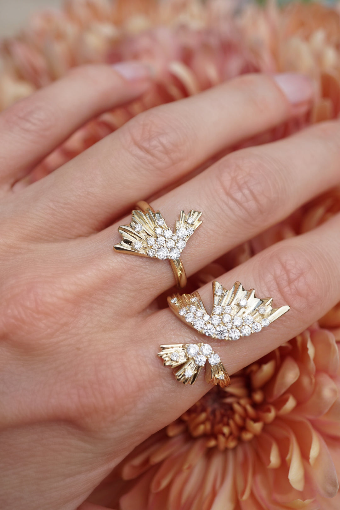 Diamond Butterfly Ring Jewelry Bayou with Love