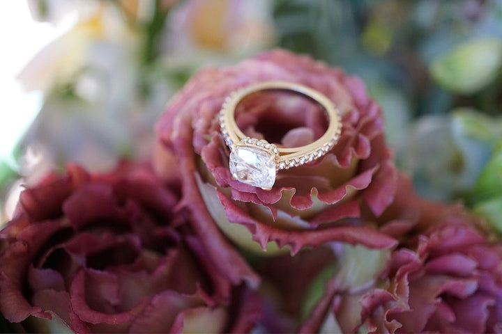 Classic Cushion Hidden Halo | Proposals Bayou with Love