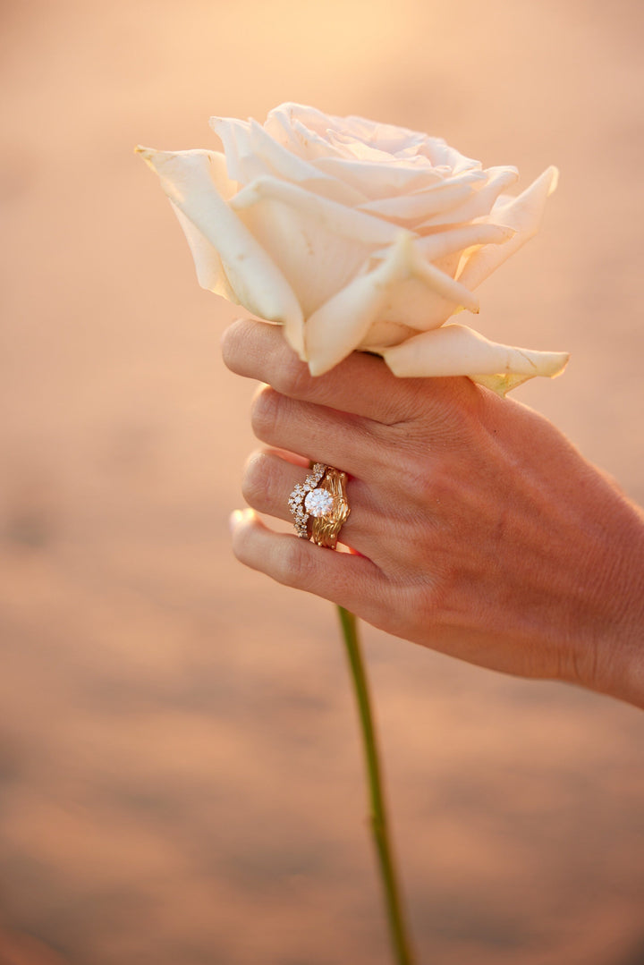 Crown Diamond Water Ring Bayou with Love