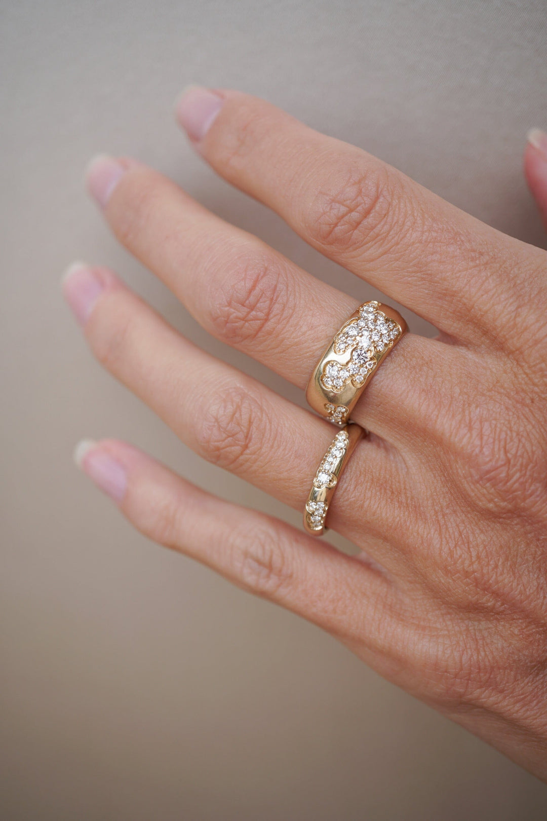 BWLV_R1059 Moon Crater Diamond Band Bridal Jewelry Bayou with Love
