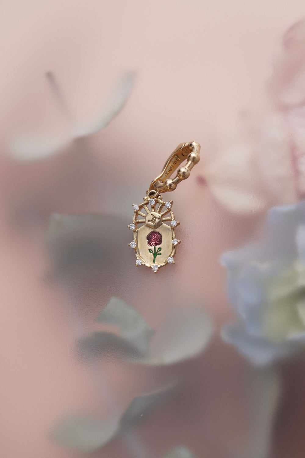 Rose Gemini Charm Jewelry Bayou with Love