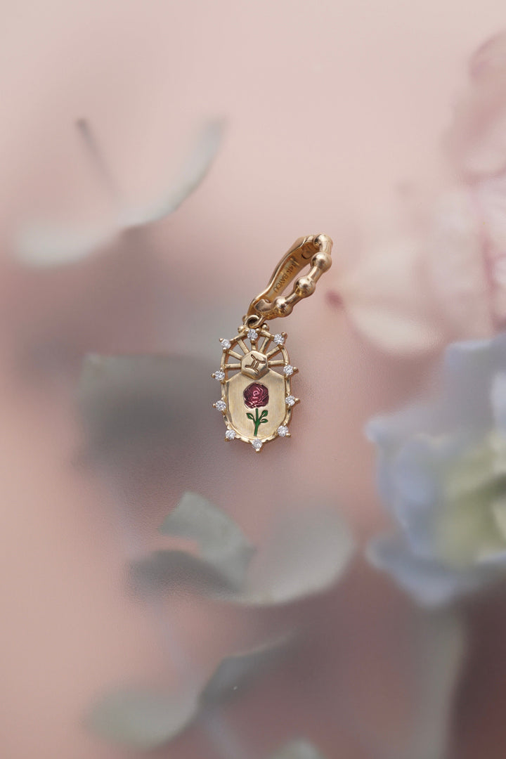 Rose Gemini Charm Jewelry Bayou with Love