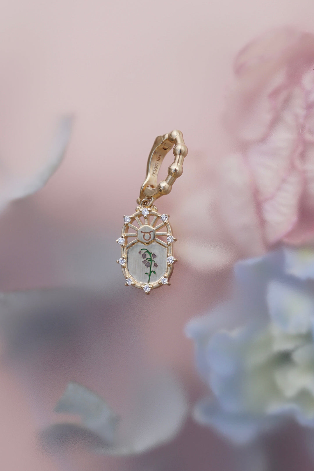 Lily of the Valley Taurus Charm Jewelry Bayou with Love
