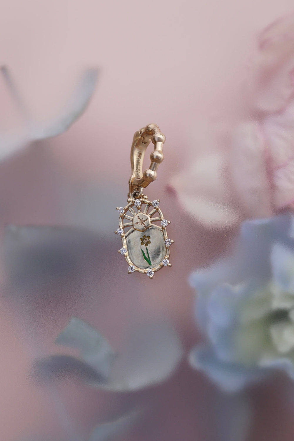 Daffodil Pisces Charm Jewelry Bayou with Love