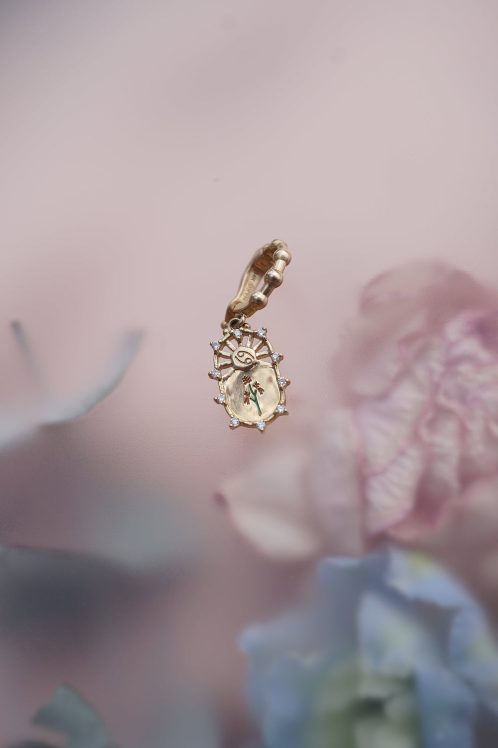 Honeysuckle Cancer Charm Jewelry Bayou with Love