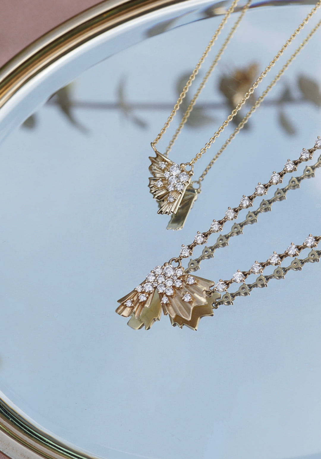 Diamond Butterfly Necklace Jewelry Bayou with Love