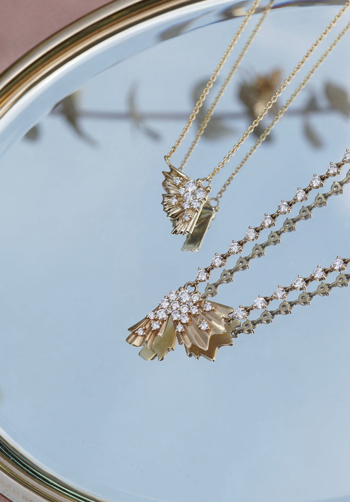 Diamond Butterfly Necklace Jewelry Bayou with Love