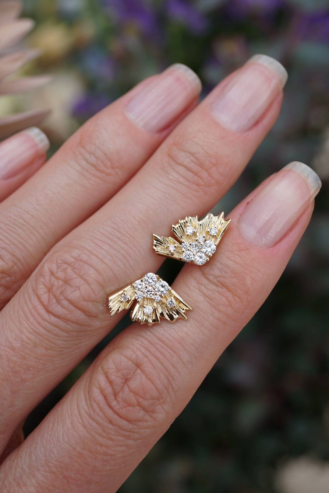 Diamond Butterfly Earrings Jewelry Bayou with Love