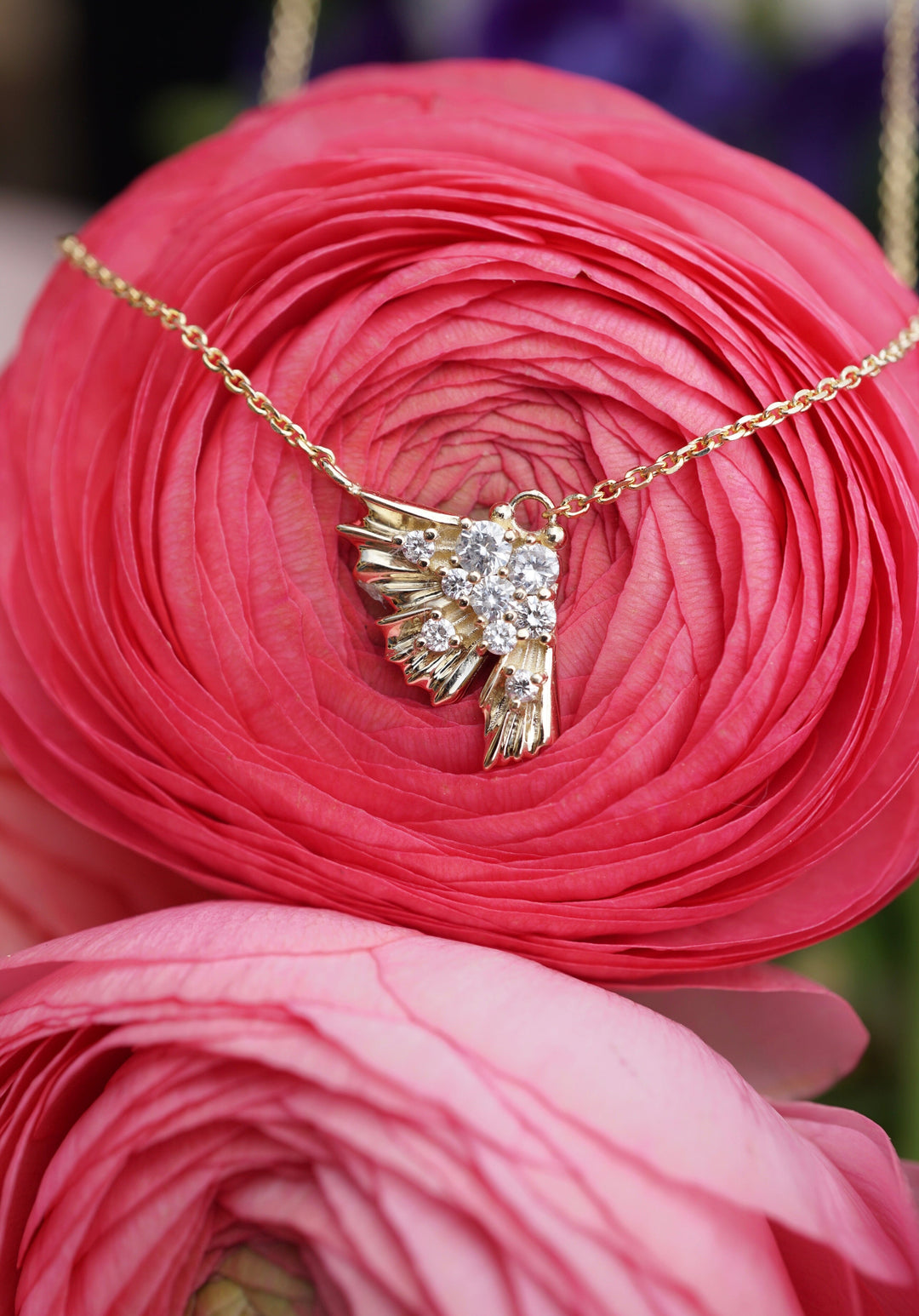 Diamond Butterfly Necklace Jewelry Bayou with Love