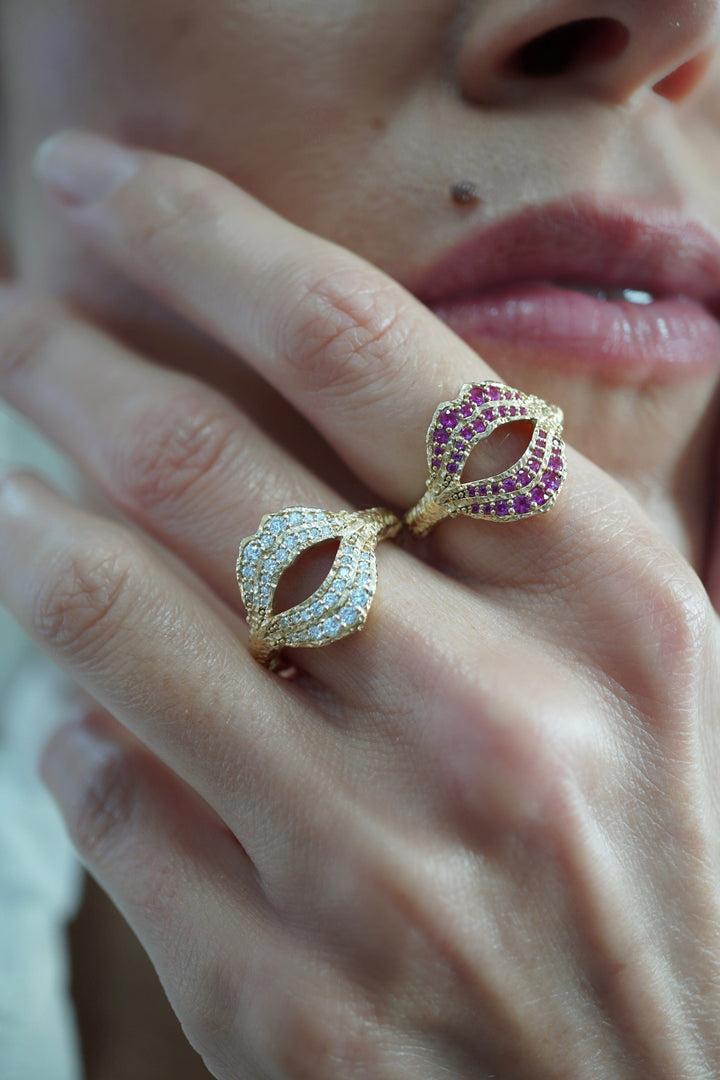 BaYou Pink Sapphire Kiss Jewelry Bayou with Love