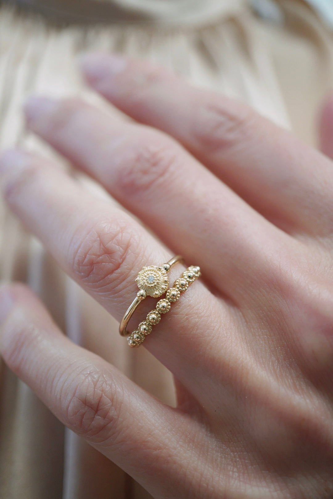 Mini Enlightened Ring Bridal Jewelry Bayou with Love