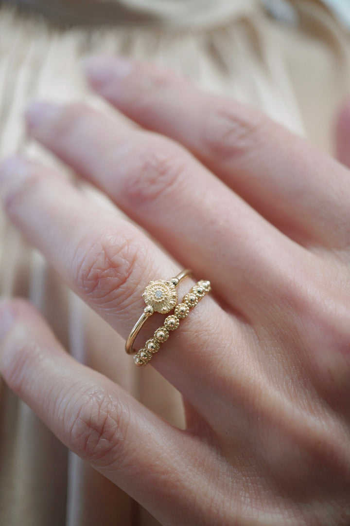 Mini Enlightened Ring Bridal Jewelry Bayou with Love