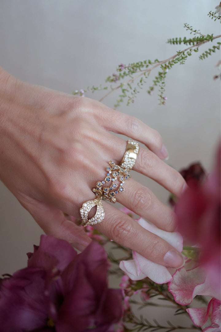 Sapphire Cosmos Ring Jewelry Bayou with Love