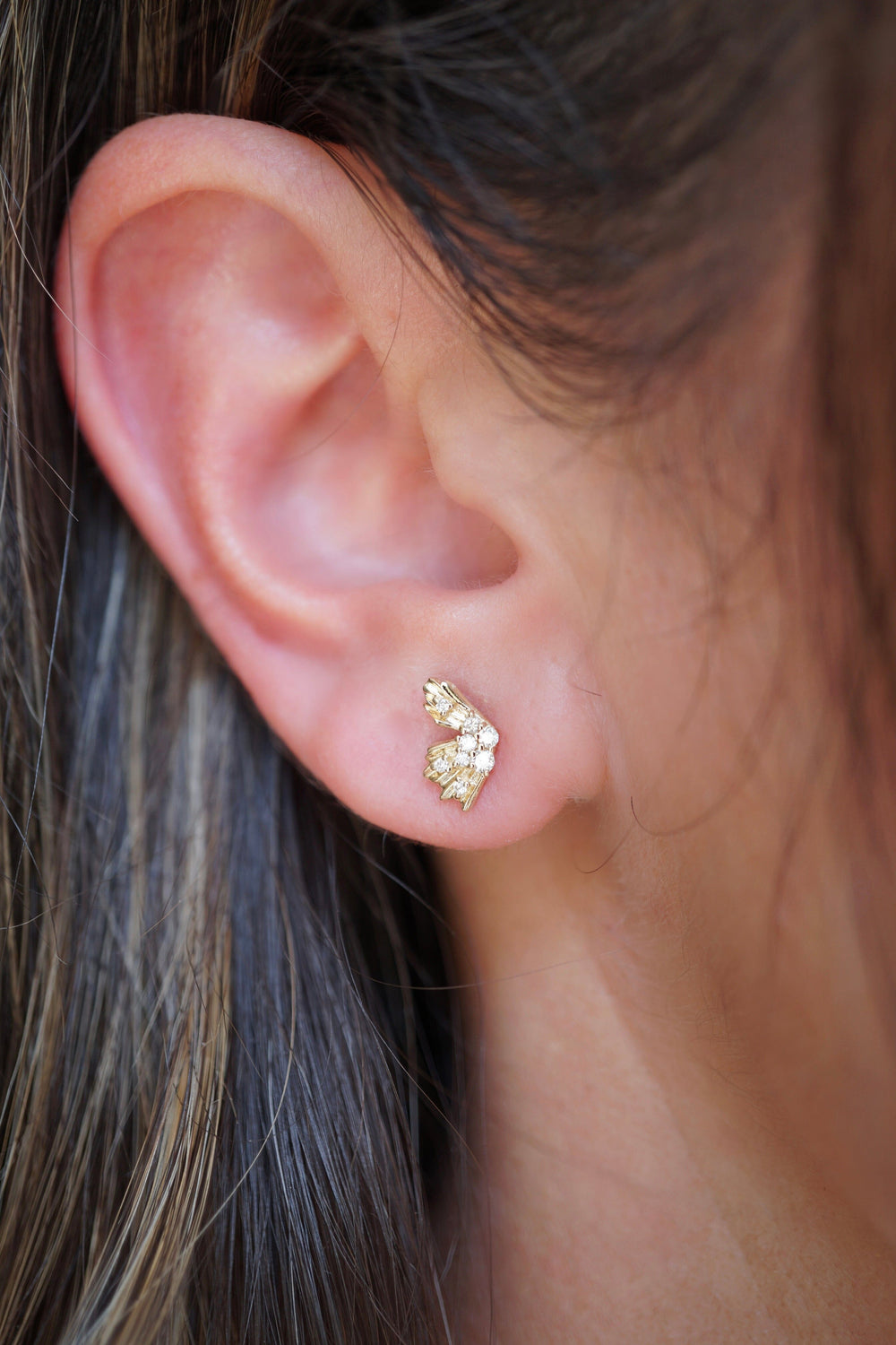 Diamond Butterfly Earrings Jewelry Bayou with Love