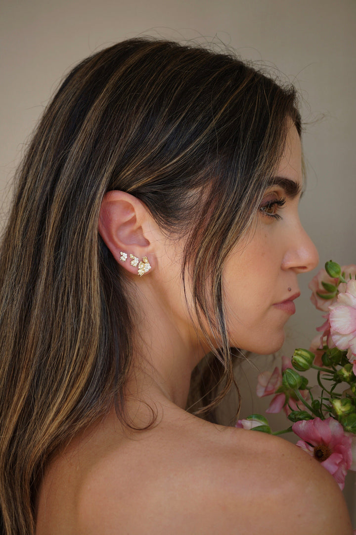 Diamond Butterfly Earrings Jewelry Bayou with Love