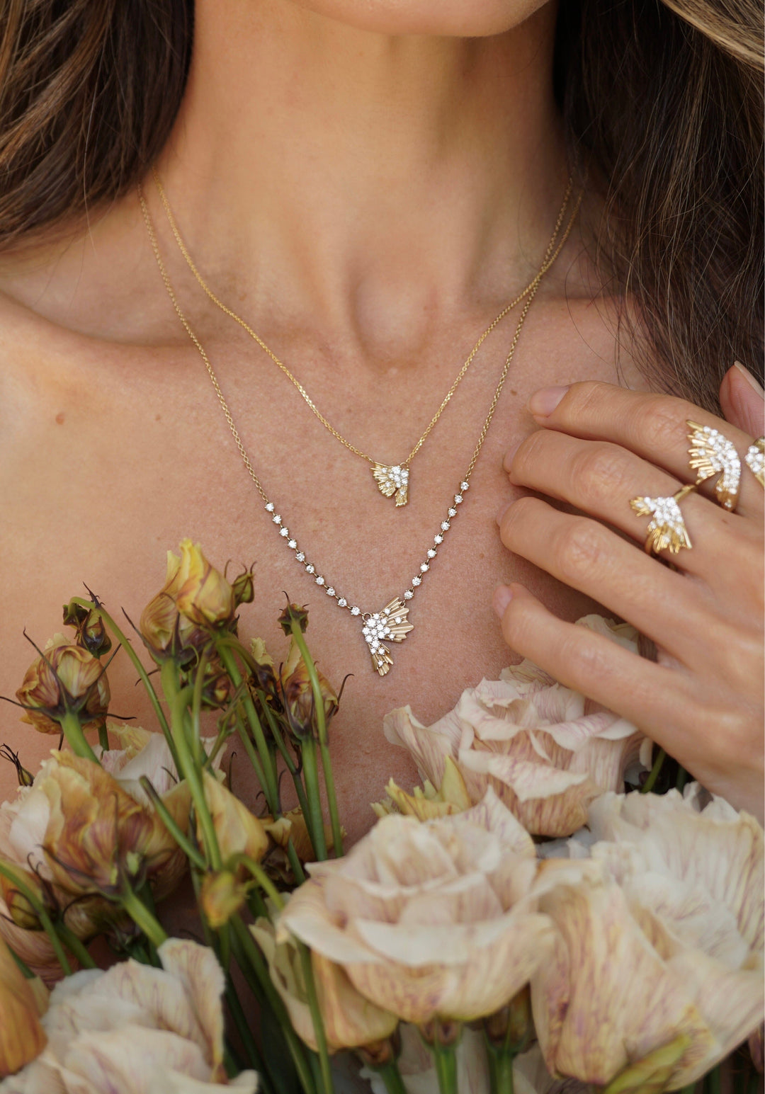 Diamond Butterfly Necklace Jewelry Bayou with Love