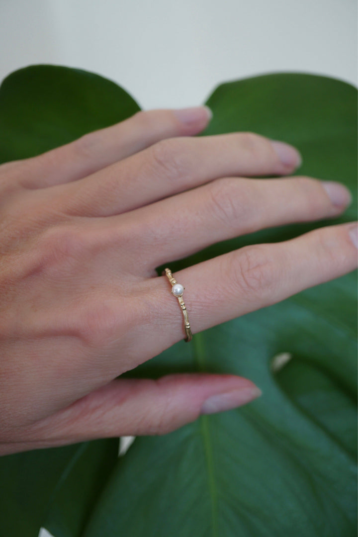 Birthstone Water Ring Jewelry Bayou with Love Pearl 5