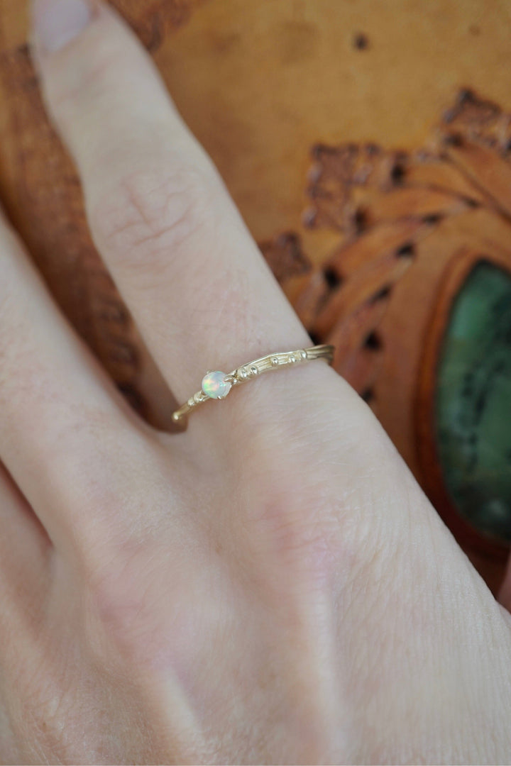 Birthstone Water Ring Jewelry Bayou with Love Opal 5