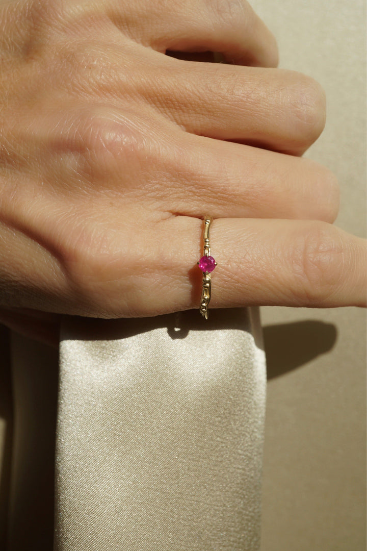 Birthstone Water Ring Jewelry Bayou with Love Ruby 5