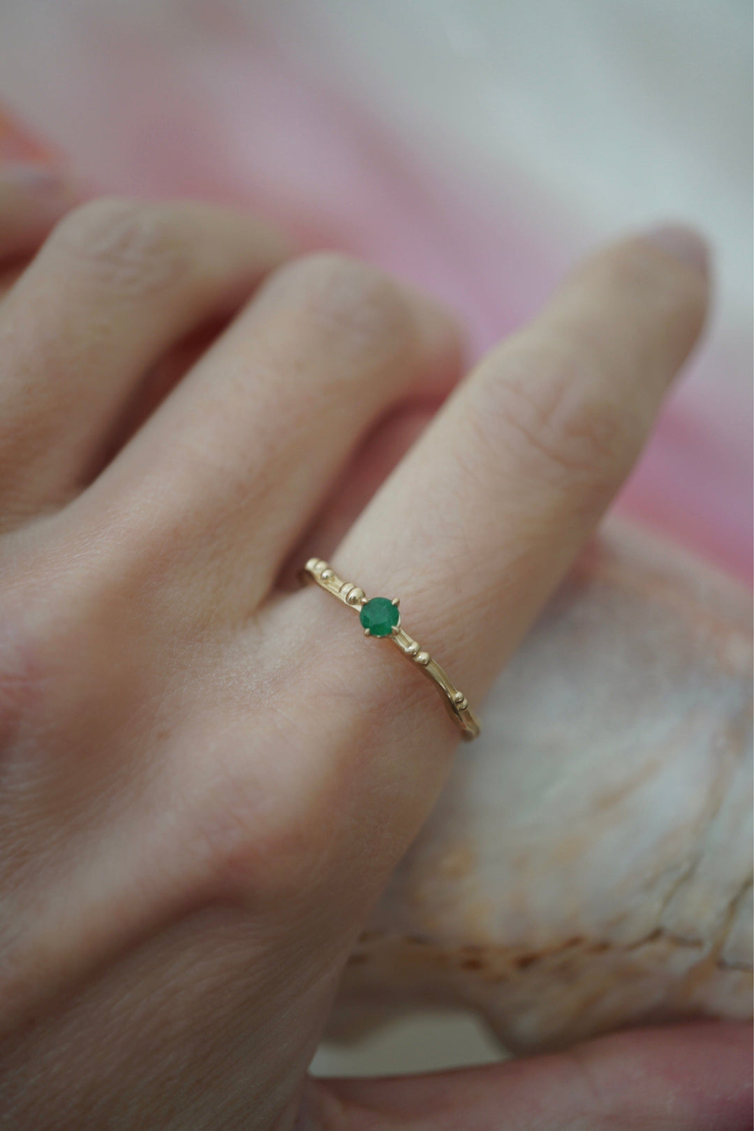 Birthstone Water Ring Jewelry Bayou with Love Emerald 5