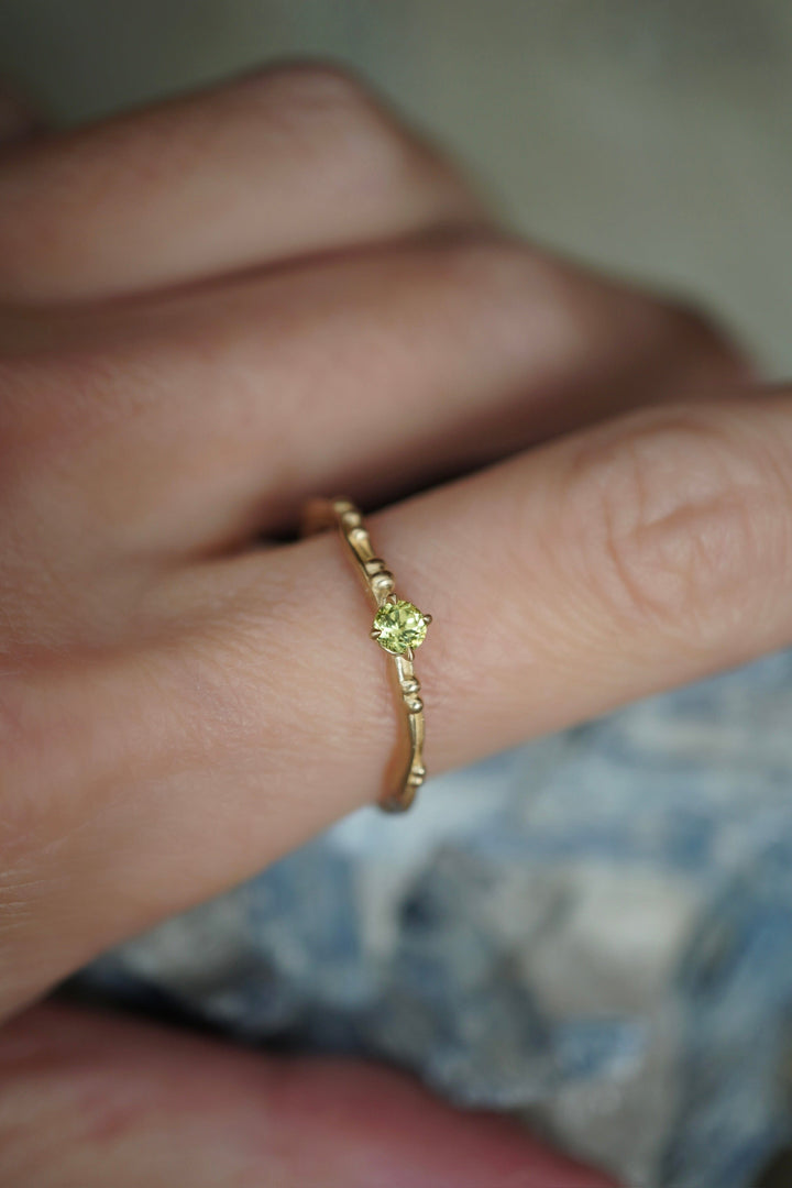 Birthstone Water Ring Jewelry Bayou with Love Peridot 5